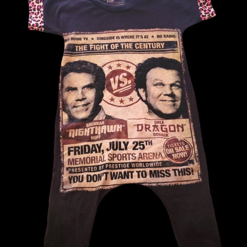 T Line Step Brothers Little Girls Outfit, Romper, Est Size 4t